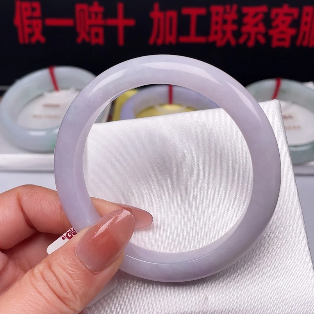 翡翠未镶嵌手镯081