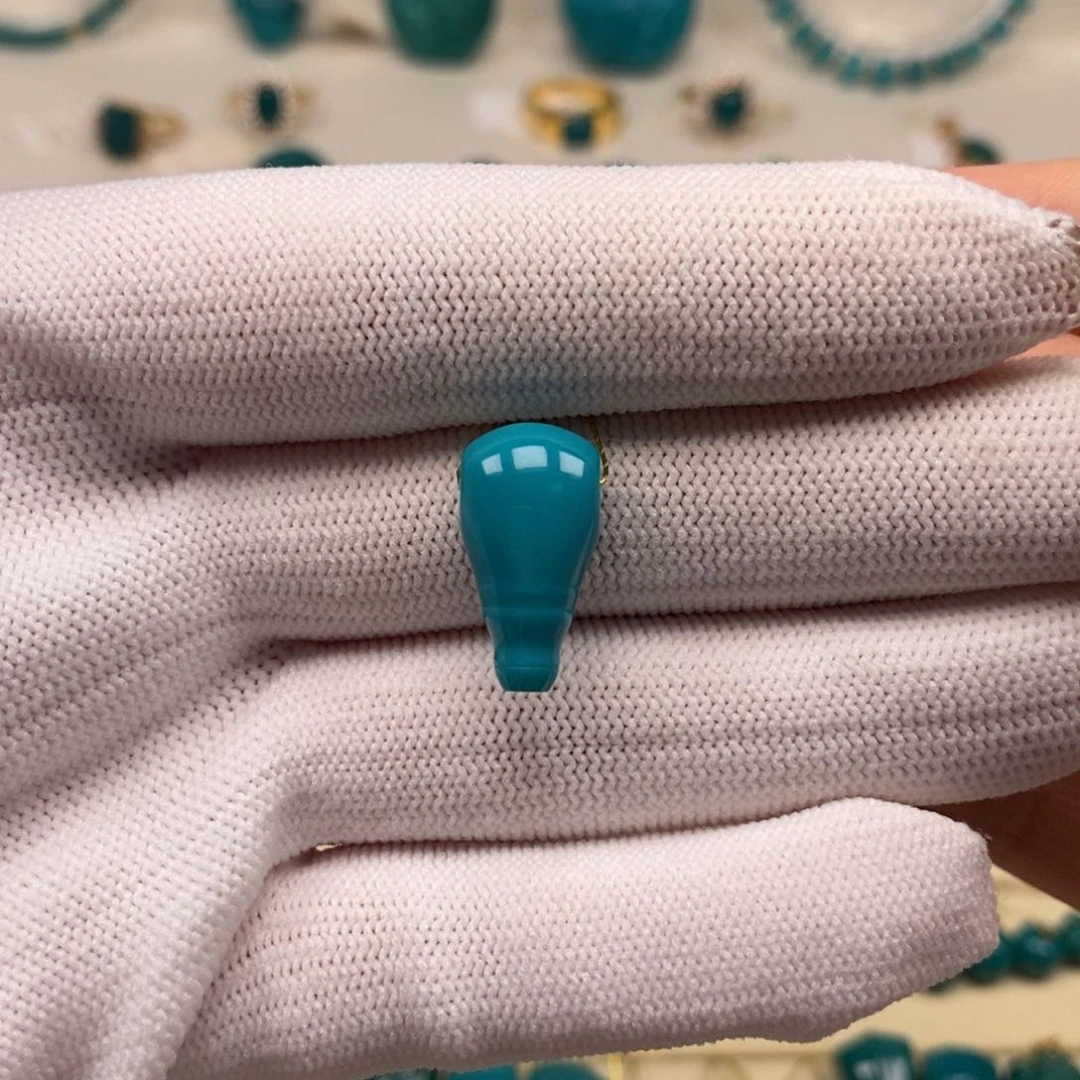 绿松石未镶嵌三通9.6mm朝****跑A773