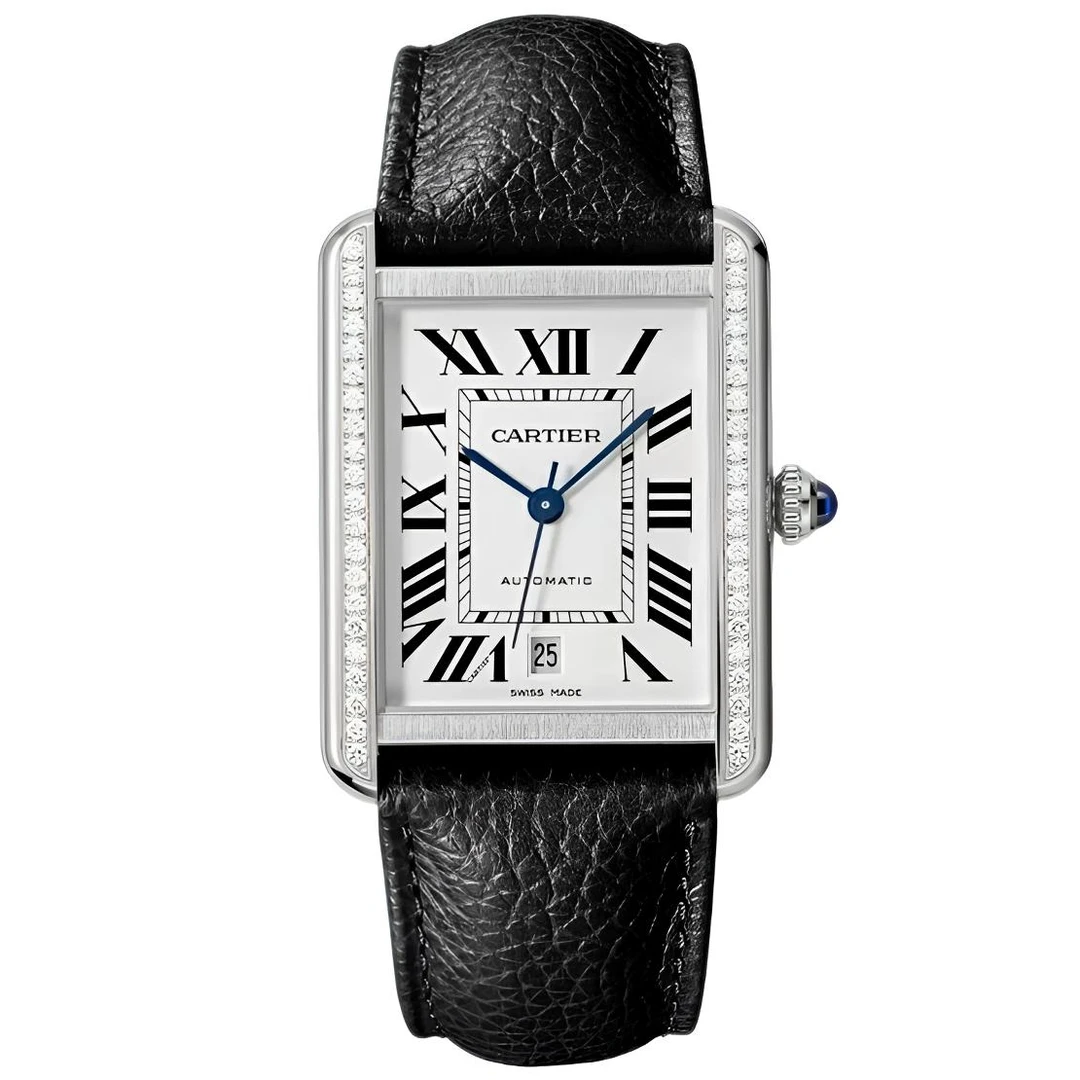 99新 Cartier/卡地亚 坦克系列 超大号坦克 31×41 自动机械 后钻