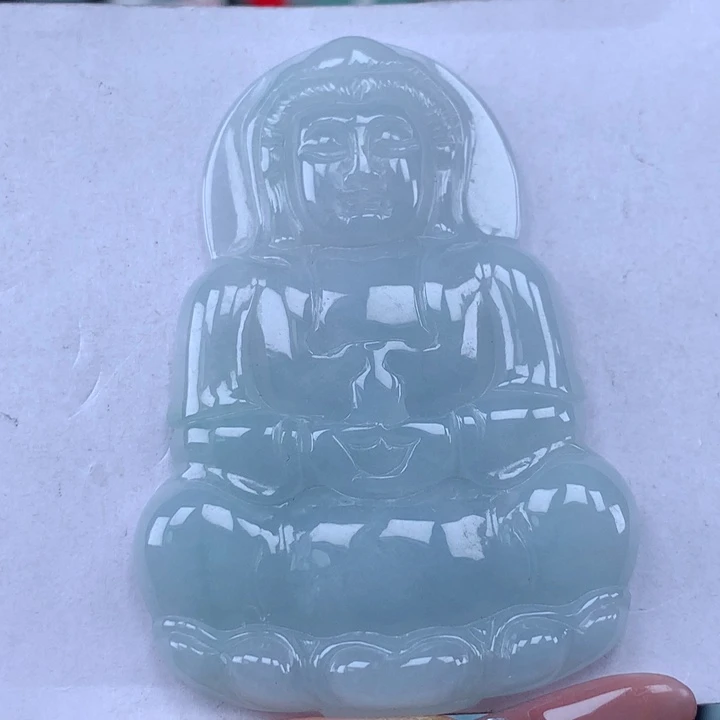 颈饰未镶嵌翡翠玉观音吊坠