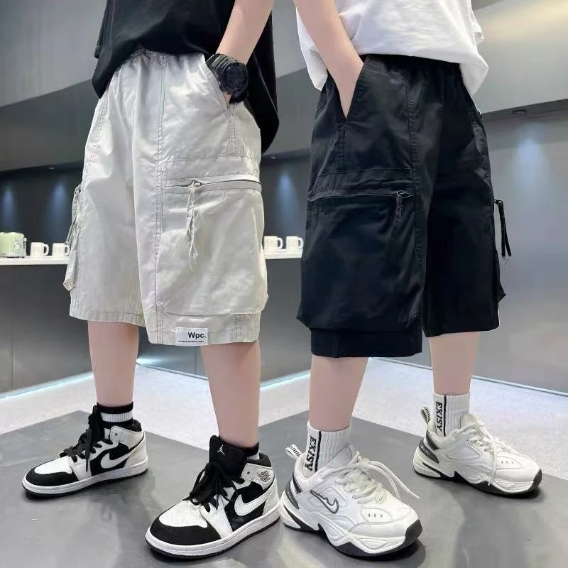 【清完不补】男童工装短裤夏季童装薄款休闲五分裤中大童百搭