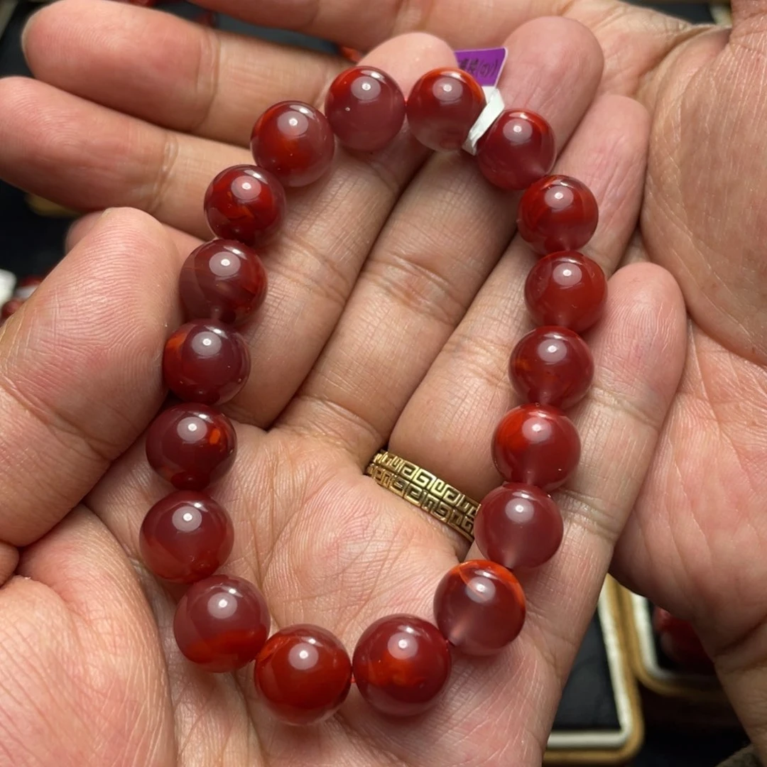 南红玛瑙颈饰未镶嵌