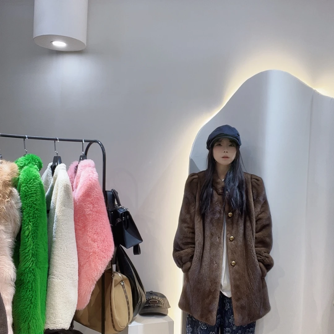 真皮貂皮外套050 120斤内