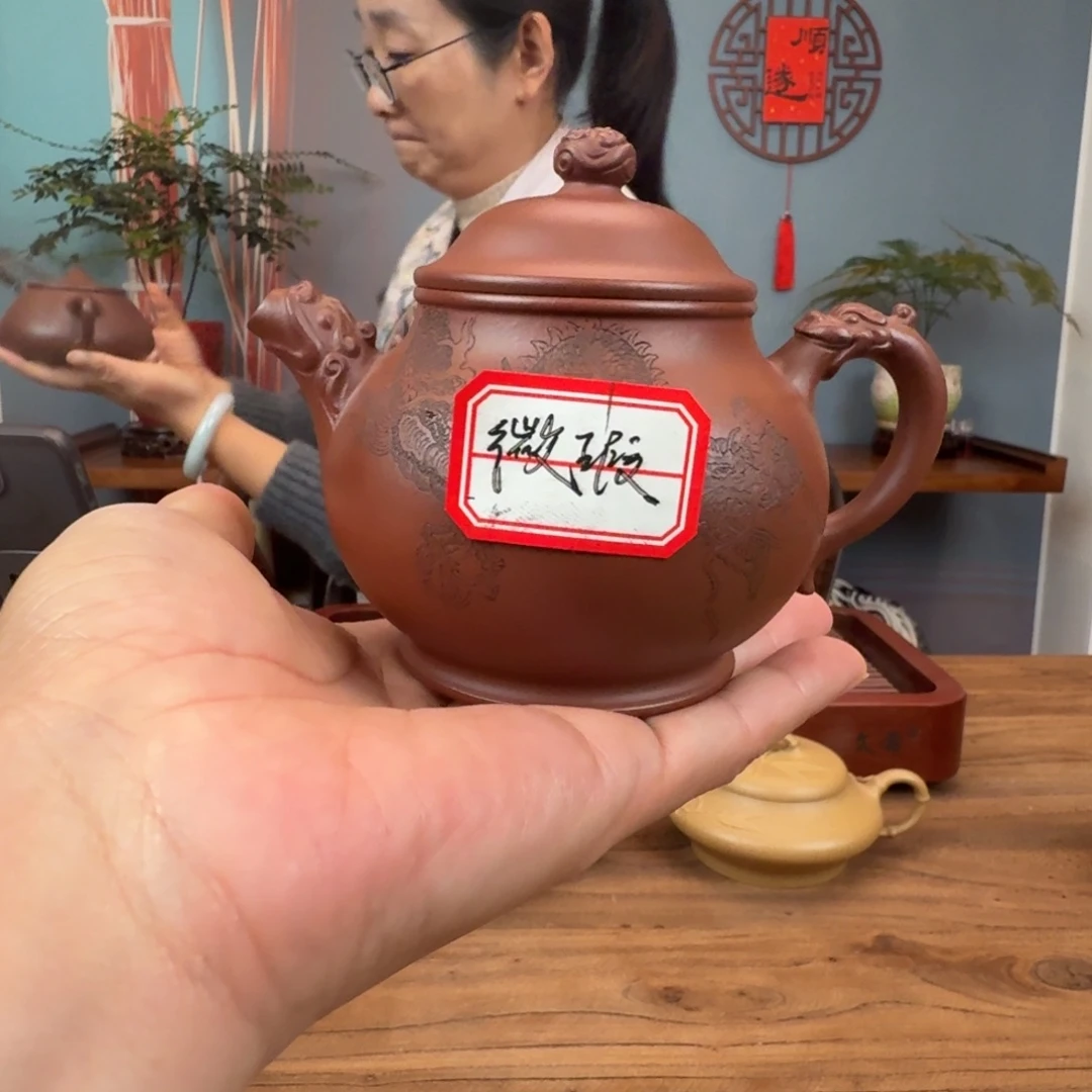 茶壶紫泥老紫泥龙潘壶