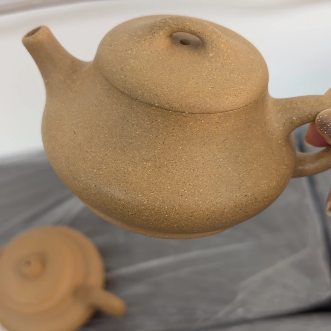 过***客茶壶紫砂宜兴原矿墨绿泥