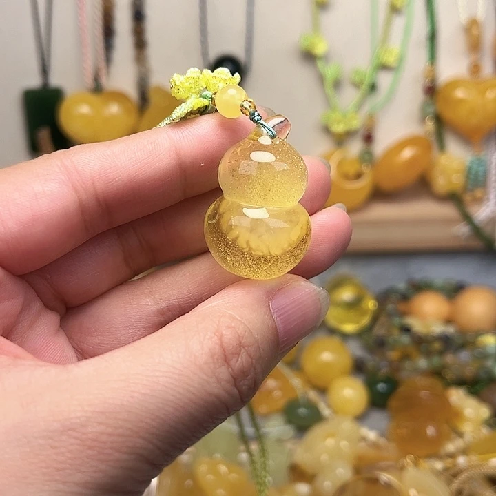 蜜蜡颈饰未镶嵌蜜蜡