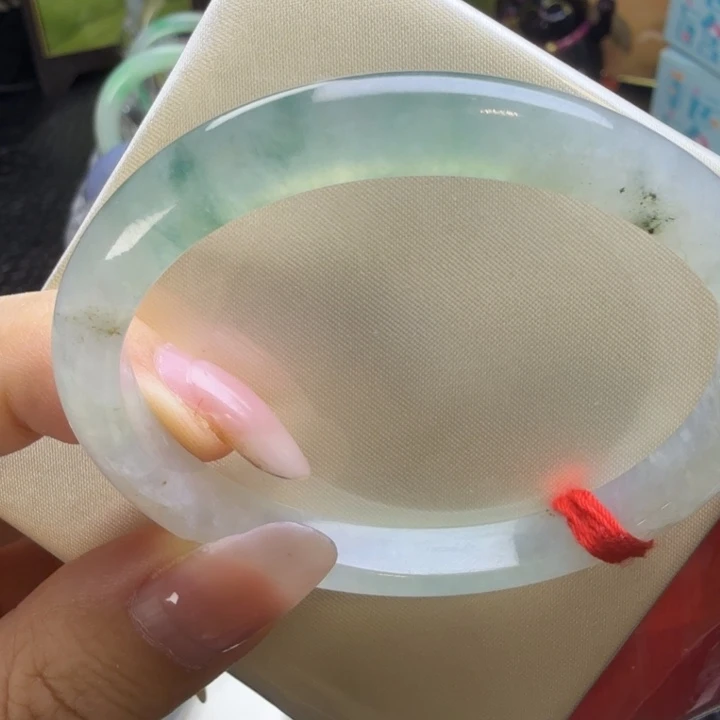 翡翠未镶嵌手镯55.4