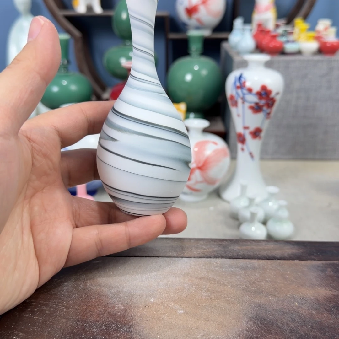 陶瓷手工小花器摆件
