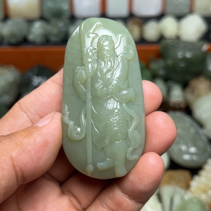 蝈***2和田玉未镶嵌挂件