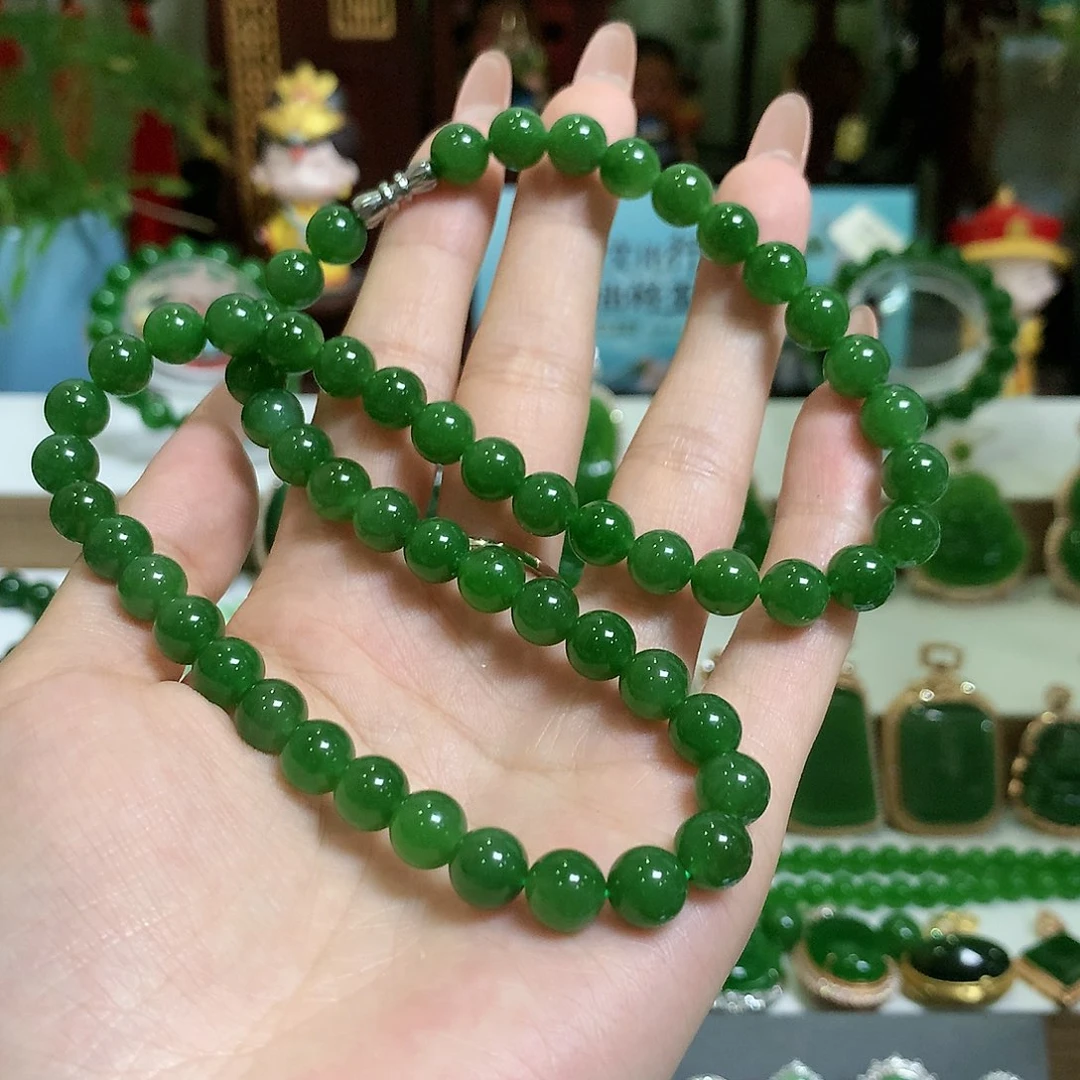 和田玉（碧玉）未镶嵌颈饰