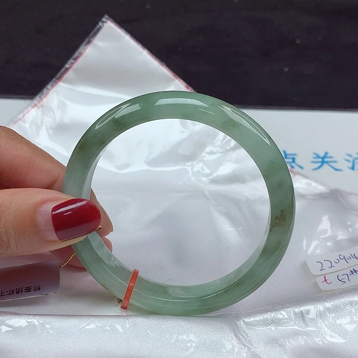 翡翠手镯未镶嵌57圈1164
