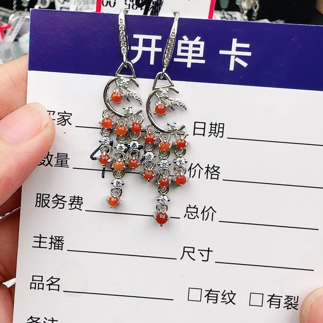 银S925镶嵌戒指翡翠戒指