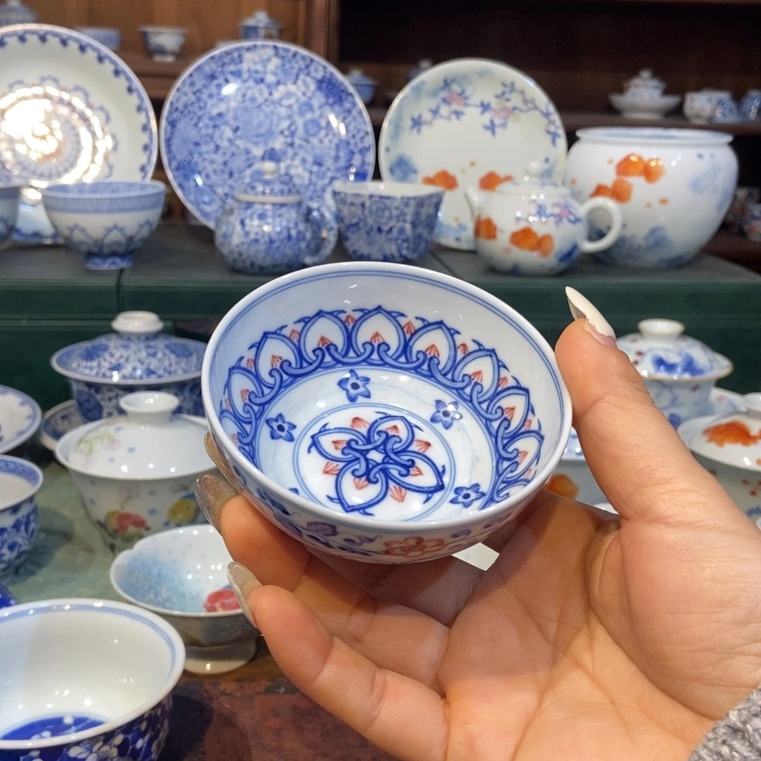 雪山春晓红宝相谱洱杯