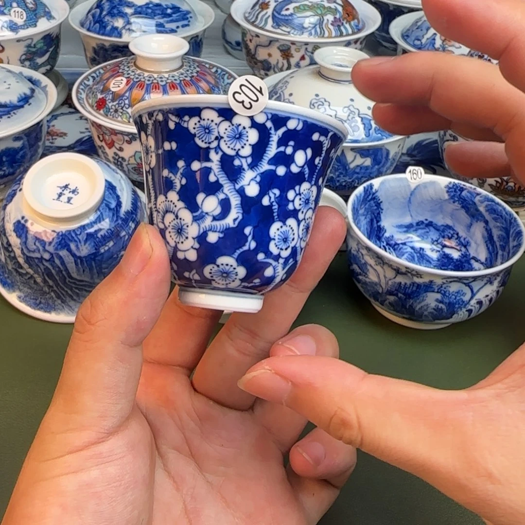 彦祖纯手工手绘茶具103