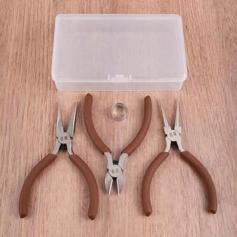 进口碳钢手工工具钳子珠宝尖嘴圆嘴尖头钳弯嘴钳剪钳diy手作绕线