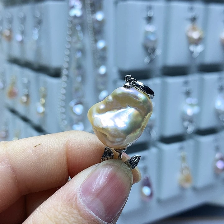 未镶嵌巴洛克淡水珍珠