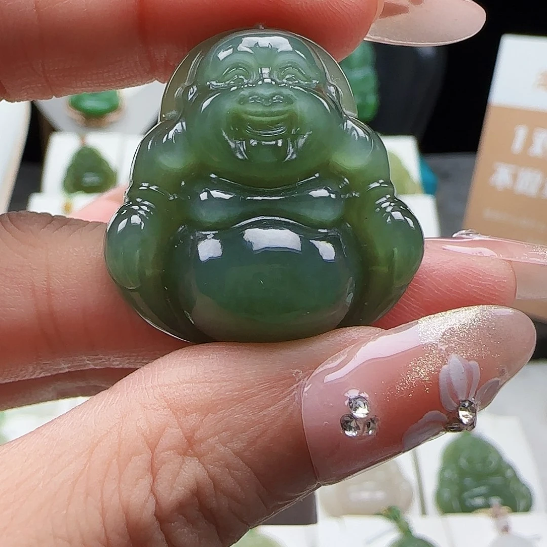 和田玉未镶嵌吊坠(赠链)30