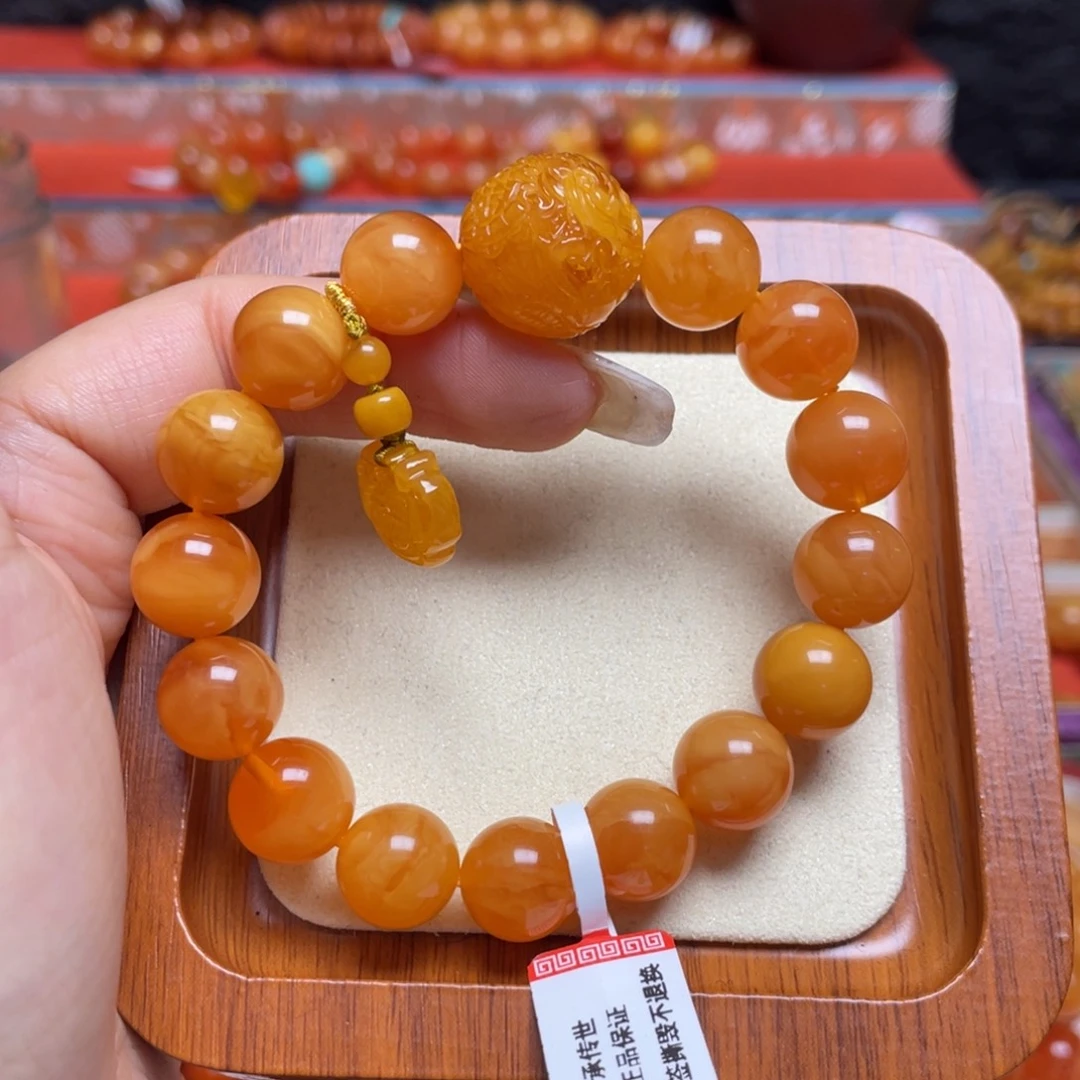 蜜蜡未镶嵌手链手串