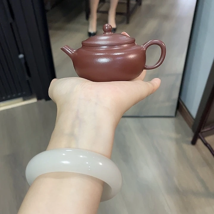 茶壶紫砂全手工打造