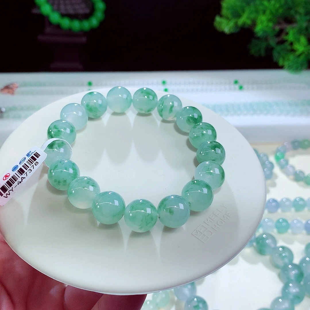 翡翠未镶嵌手链卡12