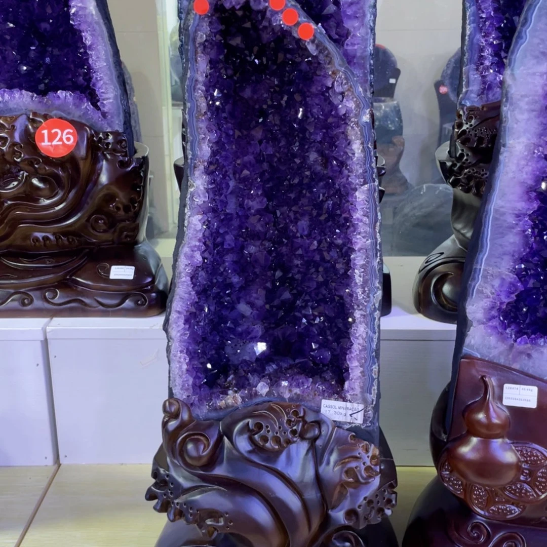 乌拉圭紫水晶摆件