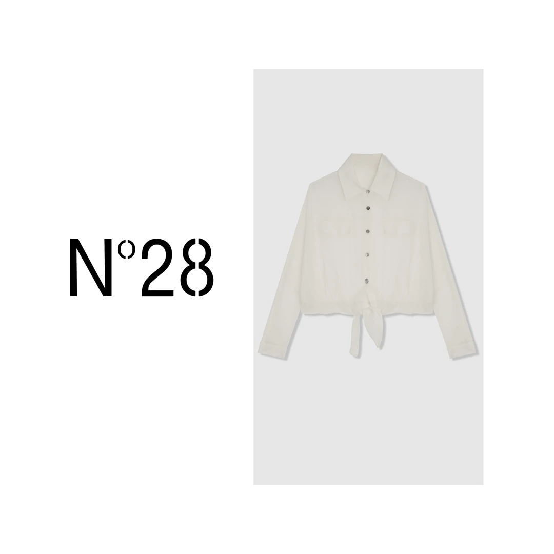 【小小莎专属】N°28夏季新款设计师衬衫2024气质时尚休闲百搭高级感