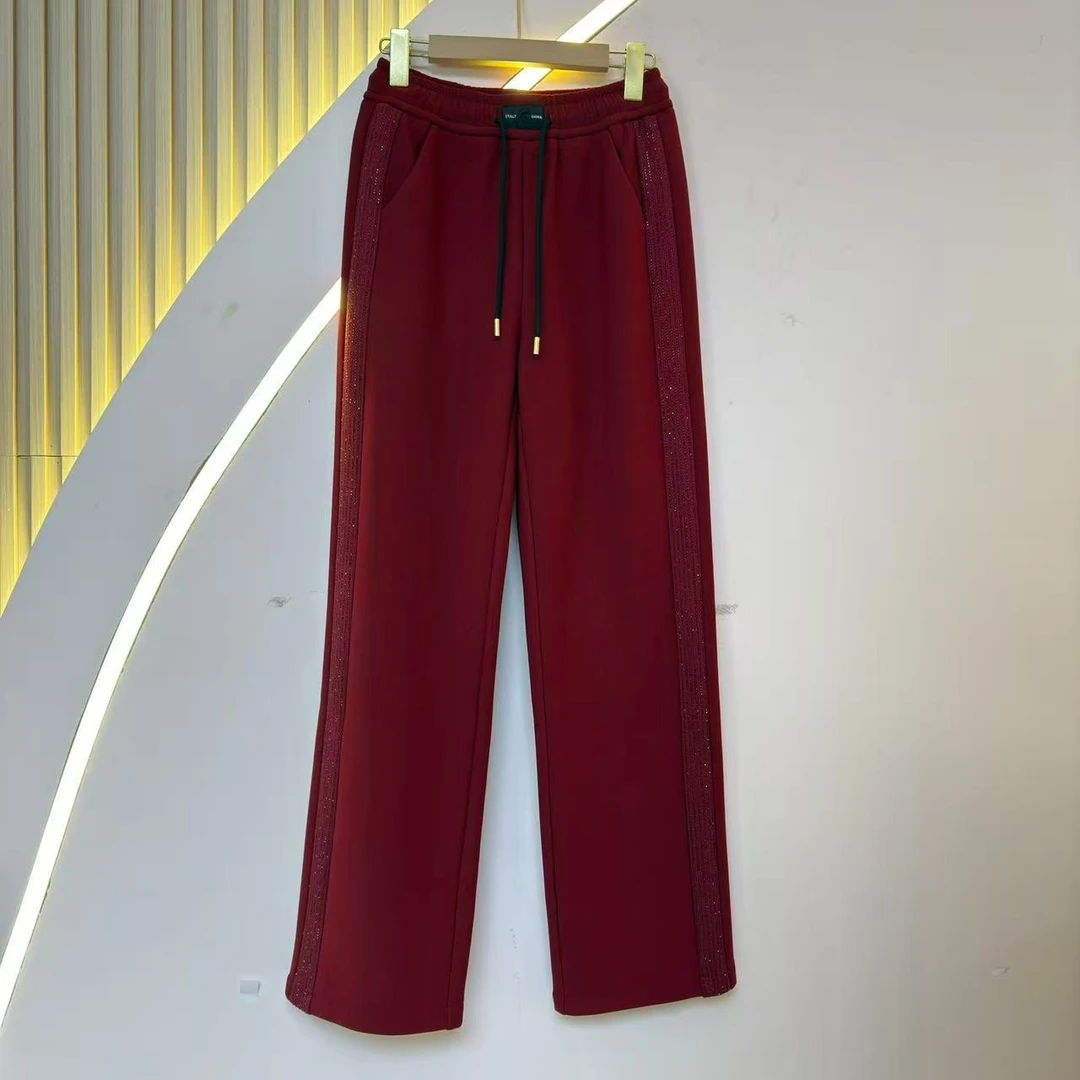 新款时尚显瘦百搭弹力高腰裤子女士休闲裤1422