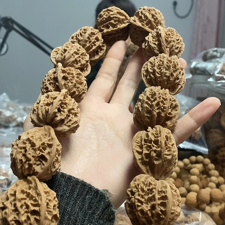 文玩核桃把件36.5血灯笼 小众手持