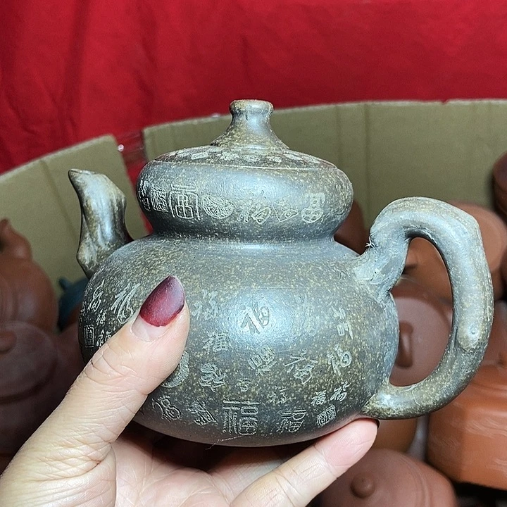 全手工制作宜兴紫砂茶壶