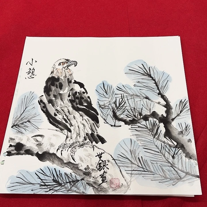 国画花鸟等多种鸟类的