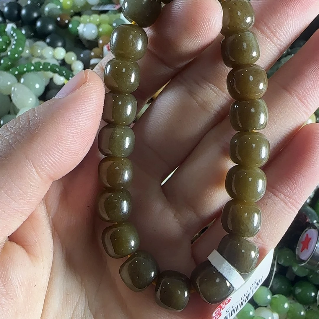 和田玉手链未镶嵌20