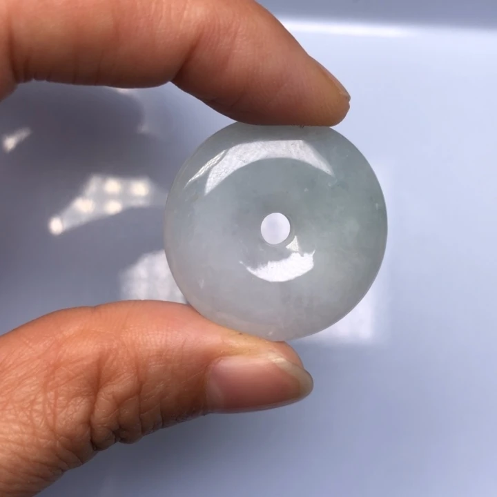 翡翠未镶嵌颈饰缅甸天然翡翠吊坠牌子珠子平安扣