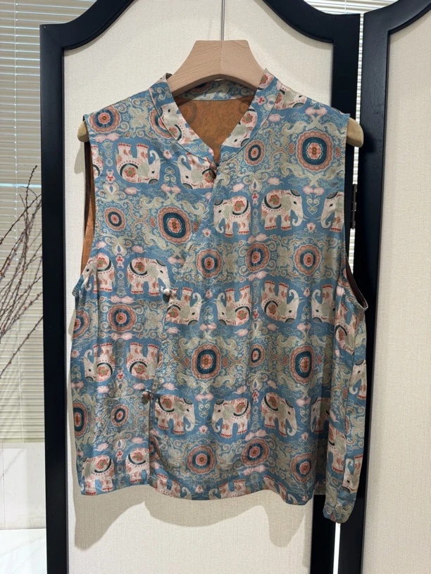 大象盘扣马甲85199