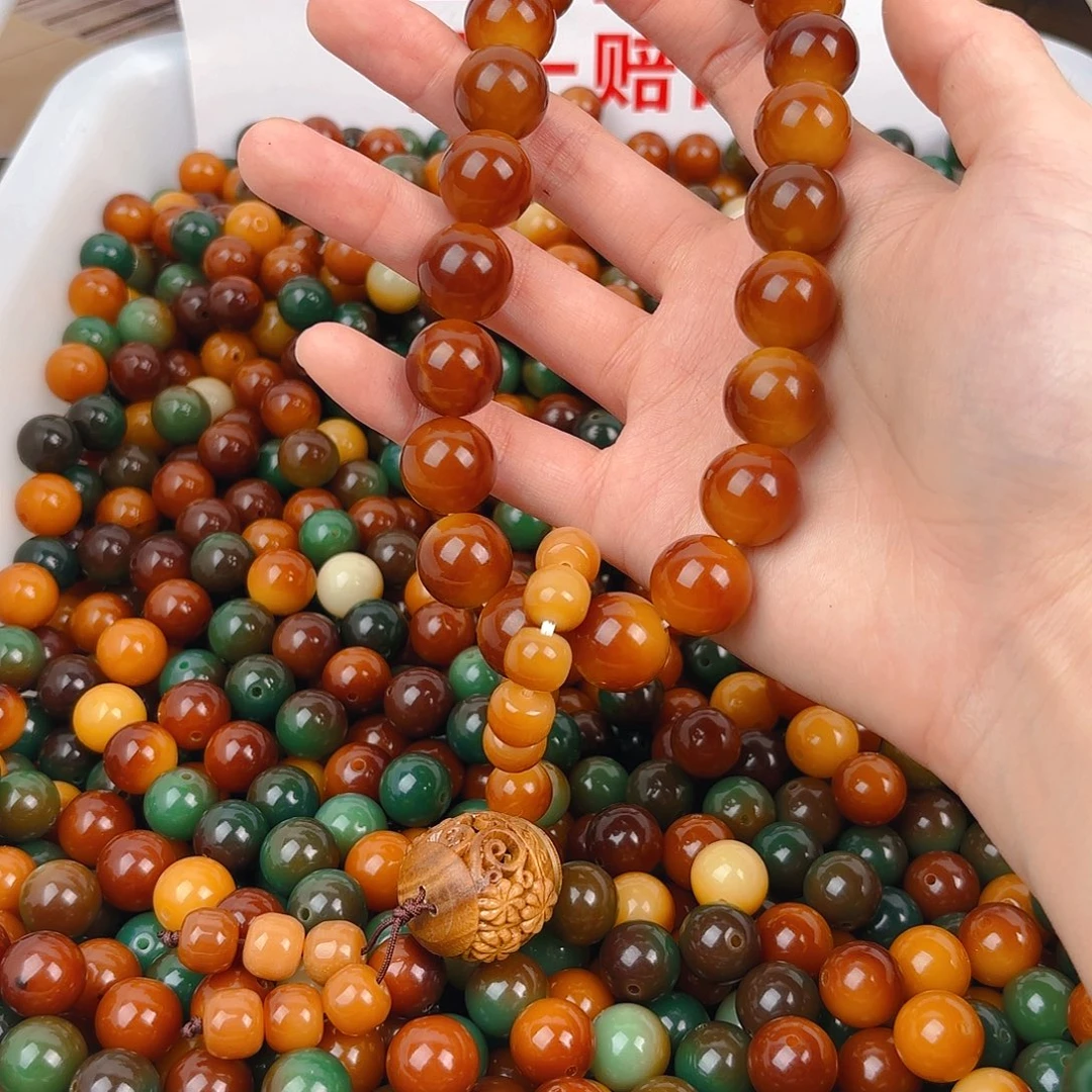 菩提根/象牙果吊坠深色栗子大手持