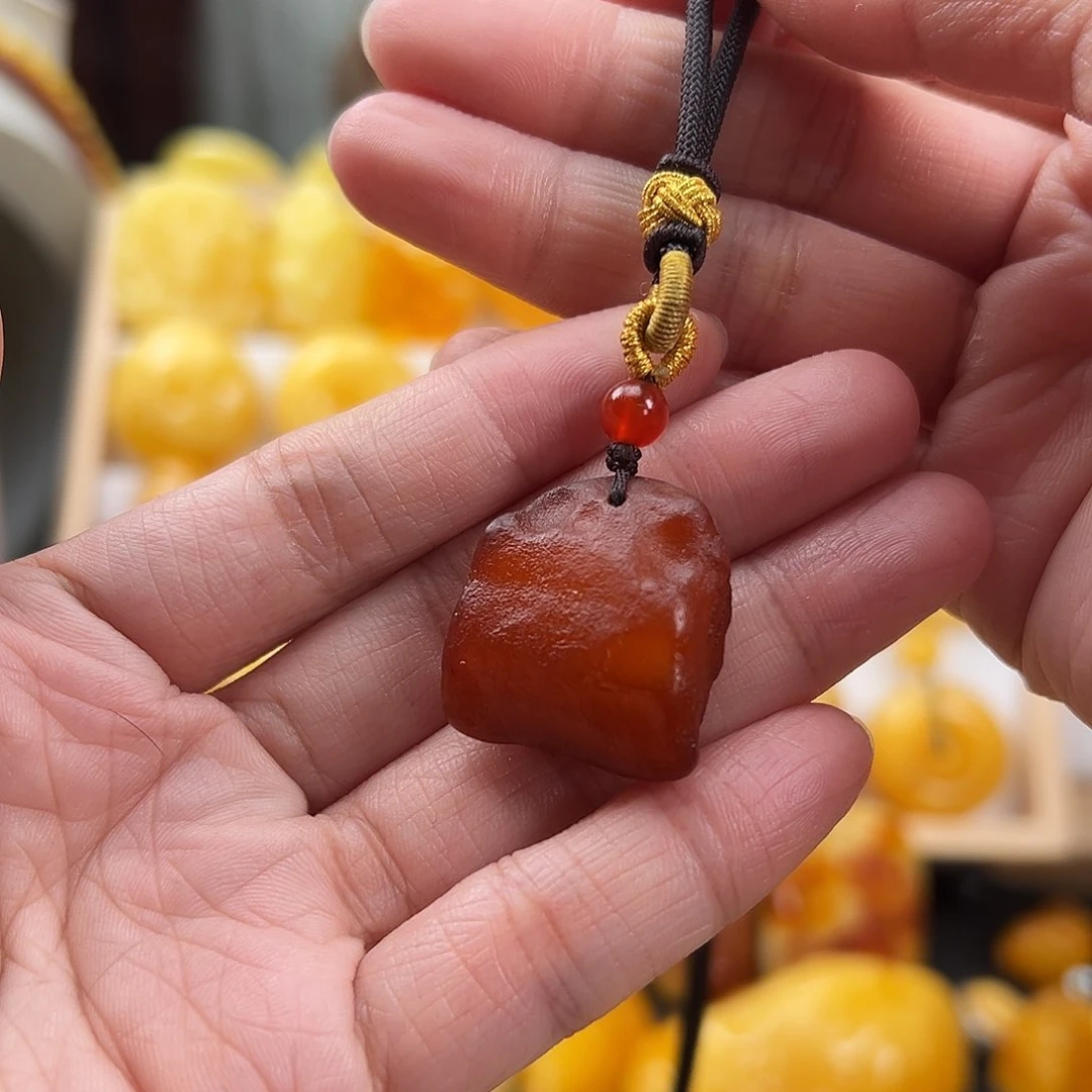 蜜蜡颈饰未镶嵌蜜蜡