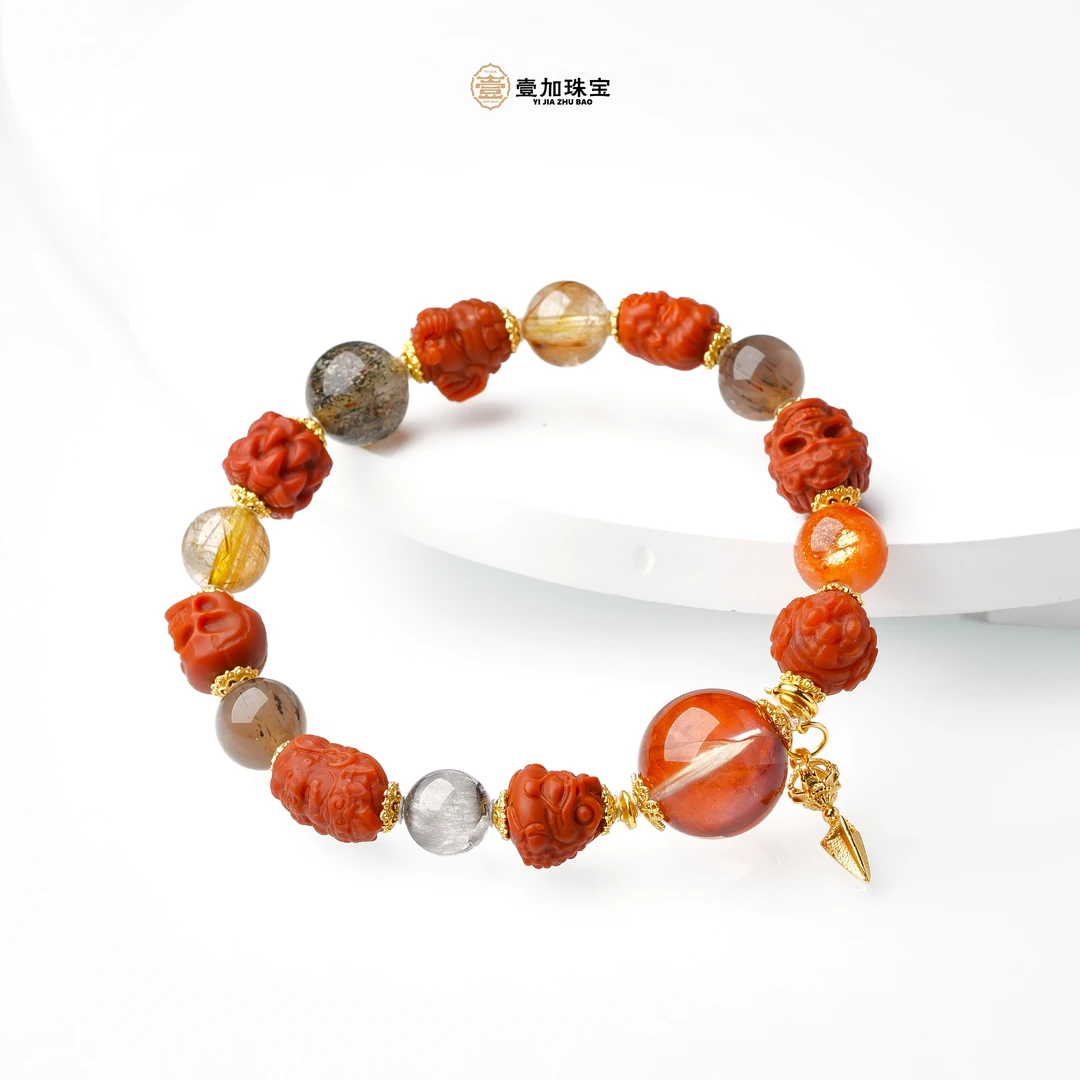 壹加师姐｜手工设计化小R水晶多宝手串多样性发一7832n