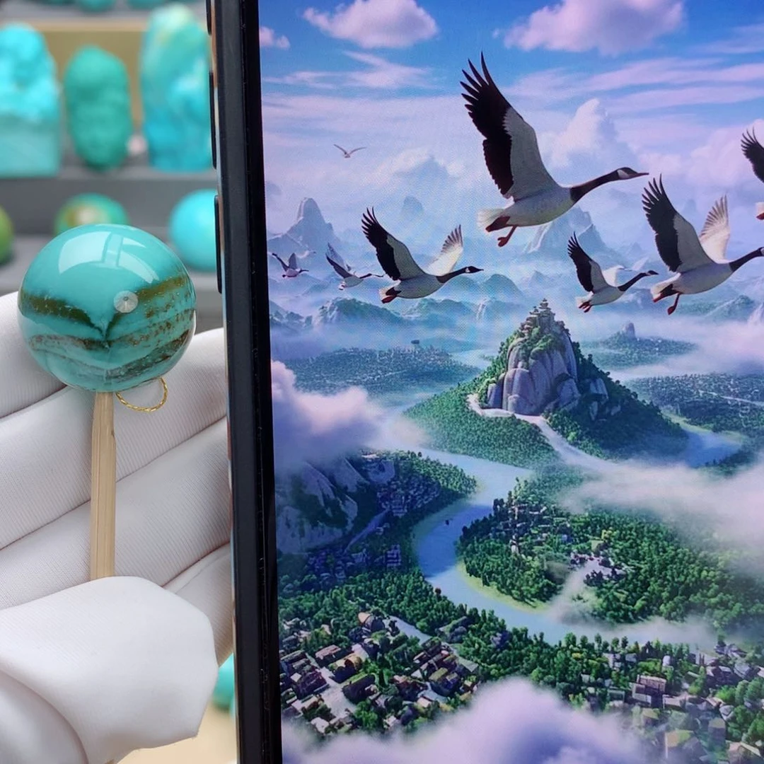 未镶嵌绿松石挂件