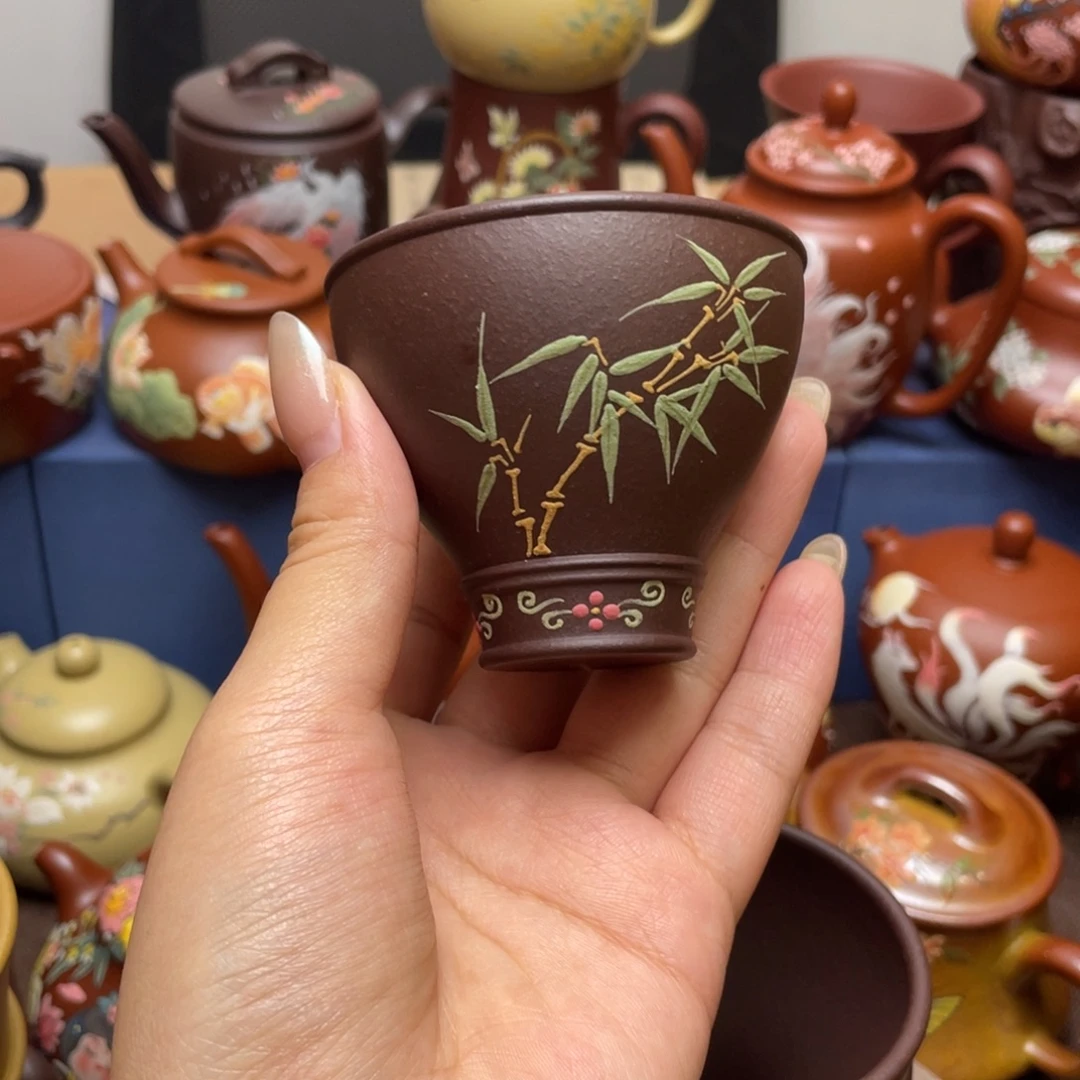 茶杯紫砂紫砂主人杯100cc