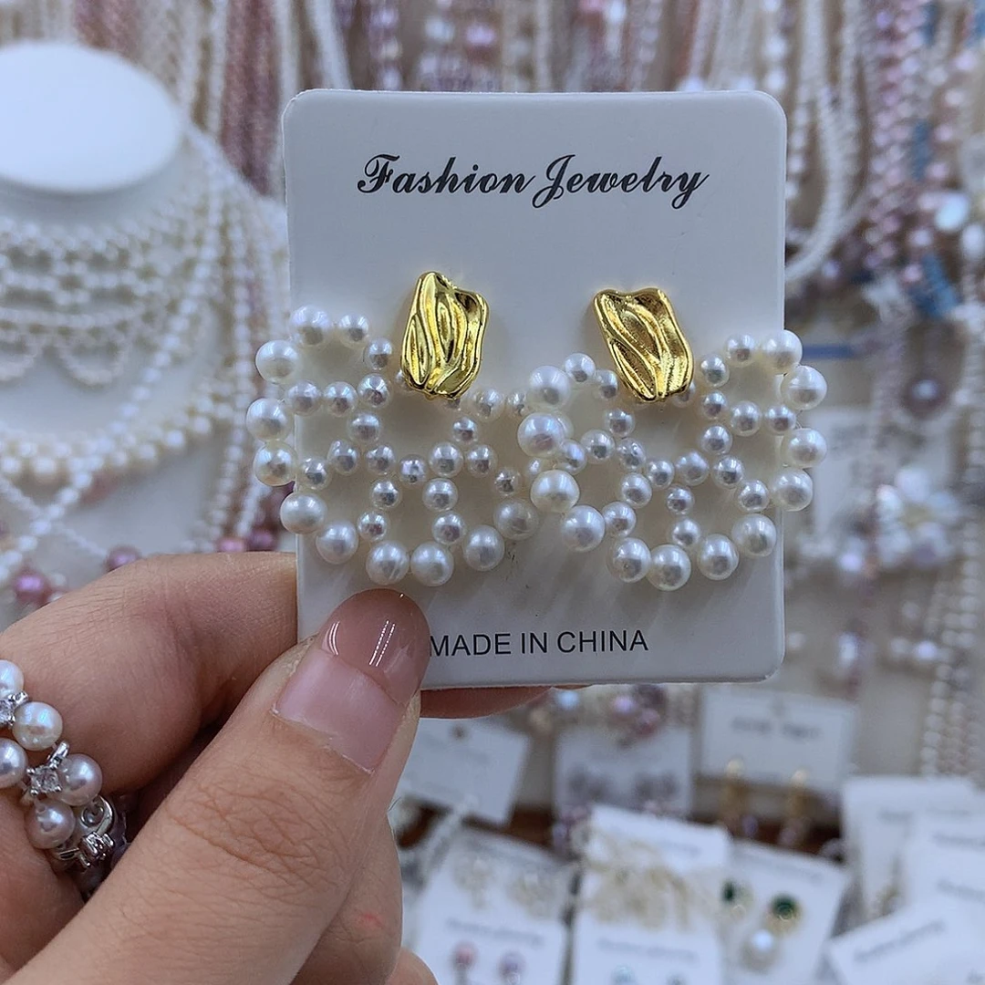 项链18K金镶嵌淡水珍珠