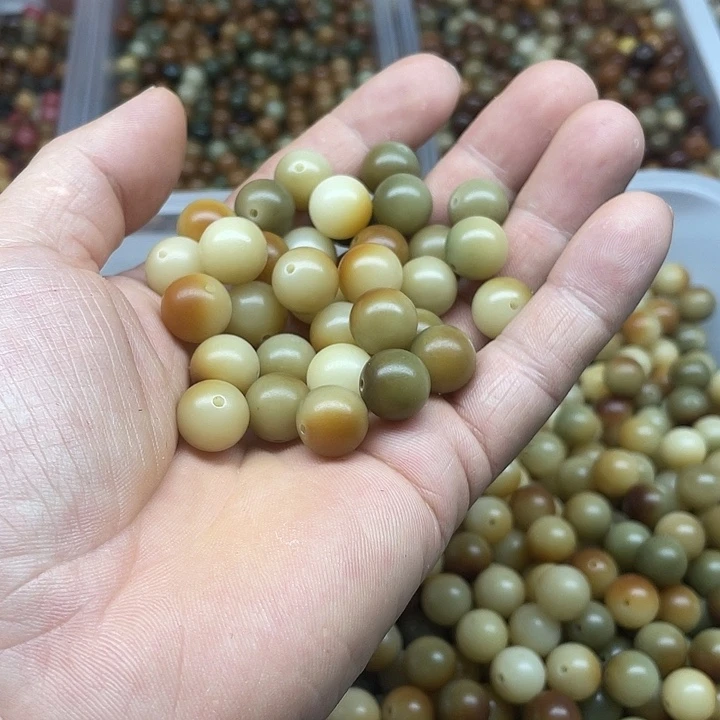 白玉菩提吊坠12绿炭烤圆10颗颗➕灯牌宠10了