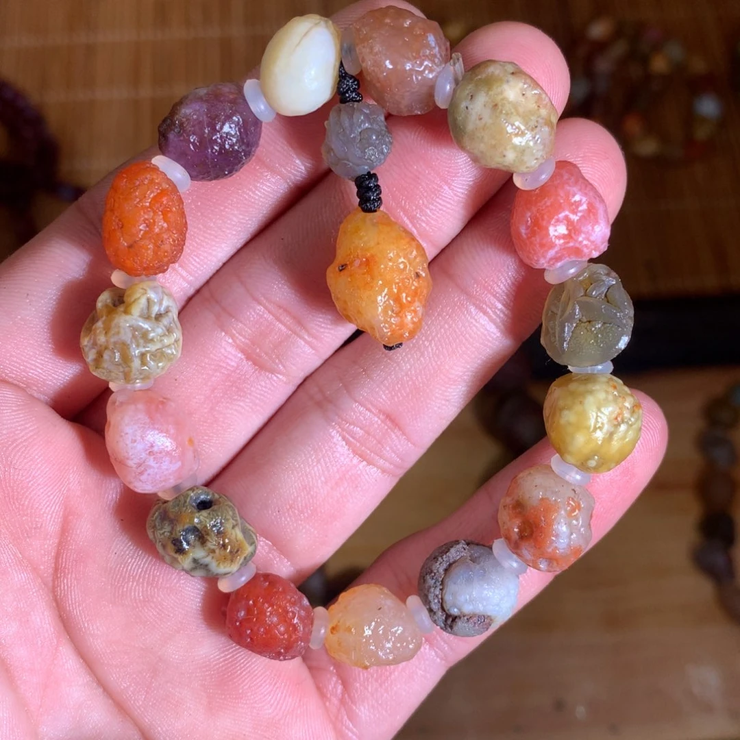 玛瑙/玉髓未镶嵌手链