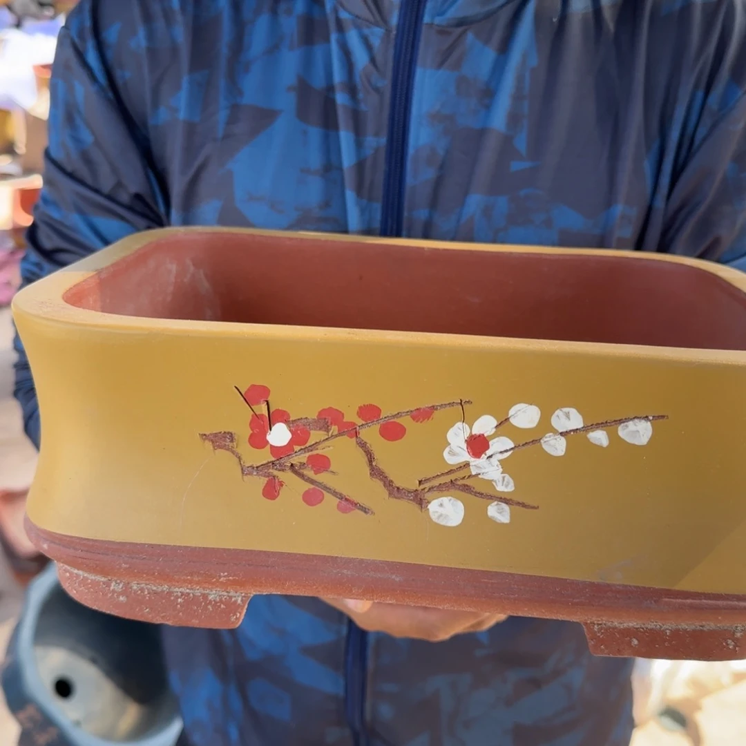 紫砂花盆瑕疵和瑕疵