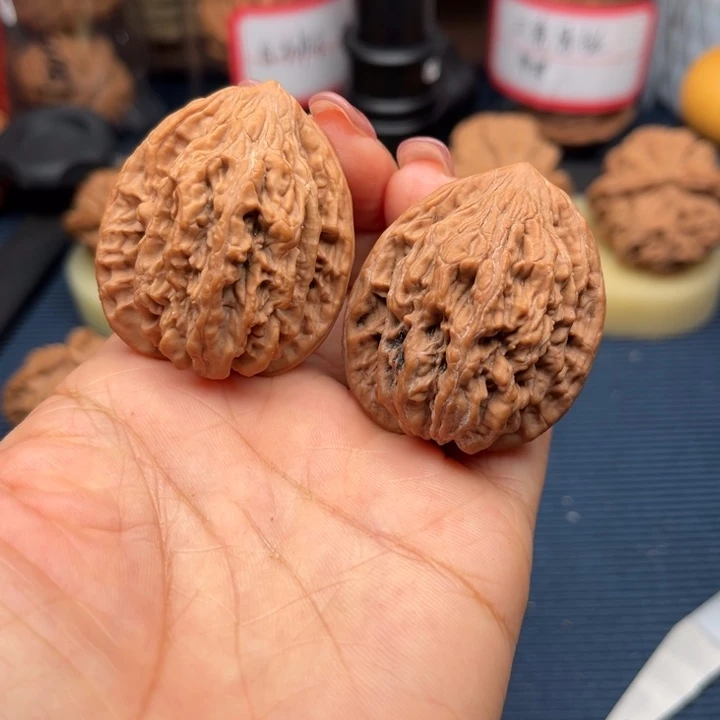 吊坠文玩核桃36虎头