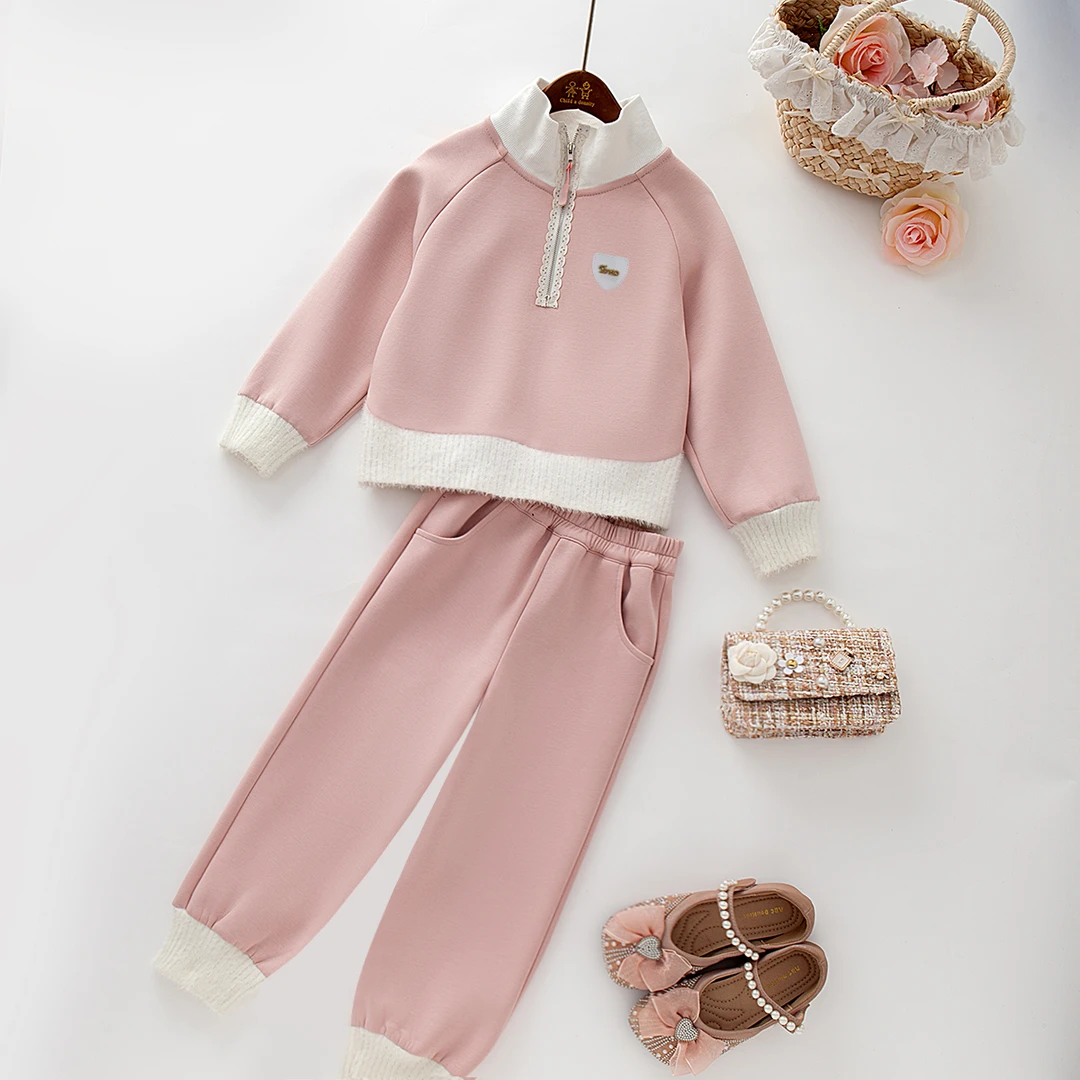 童一密度【沁粉佳人】轻奢高端原创女童时尚两件套T201A/T201B