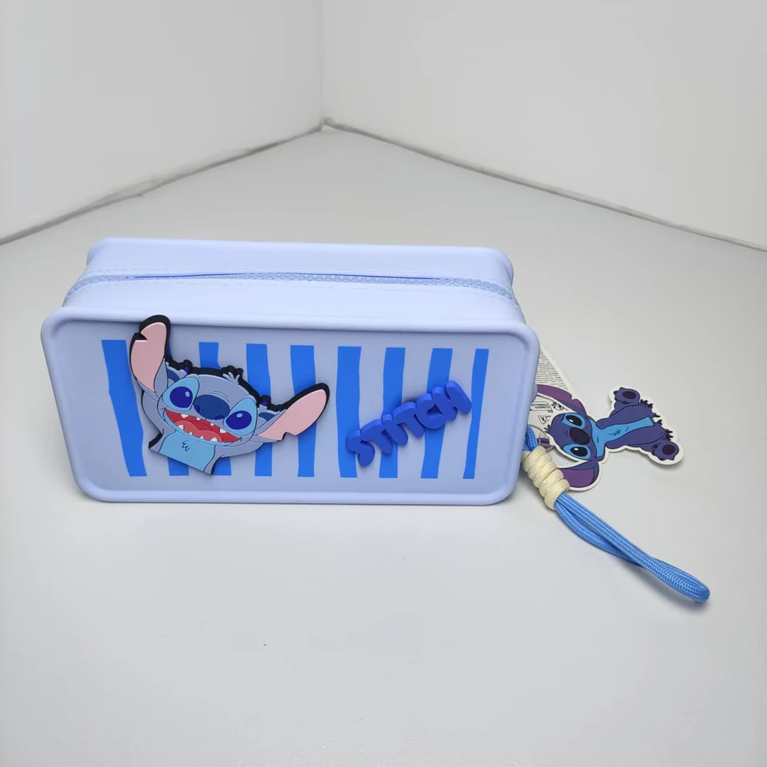 MINISO/名创优品史迪奇硅胶化妆包外出随身携带