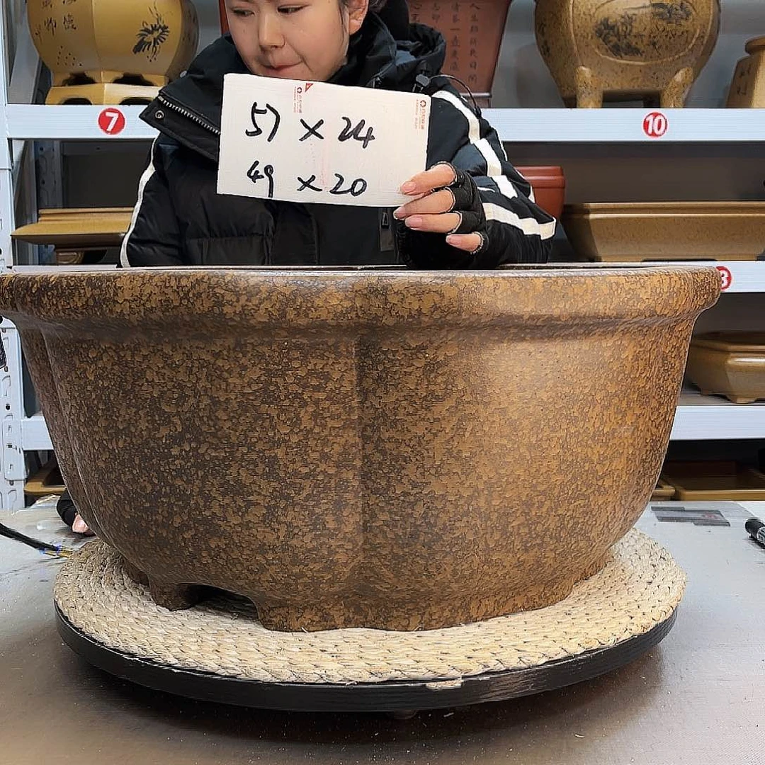 紫砂花盆改*中紫砂花盆