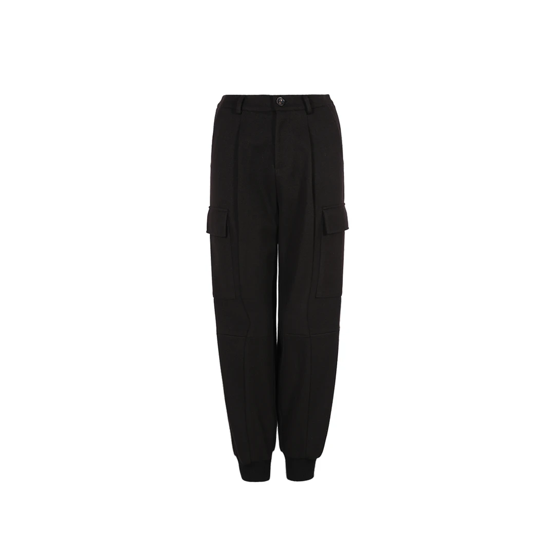 939【星空呢工装裤】束脚大口袋版型显瘦气质休闲裤女