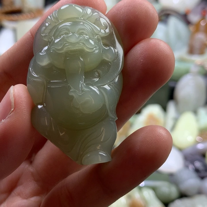 和田玉颈饰未镶嵌