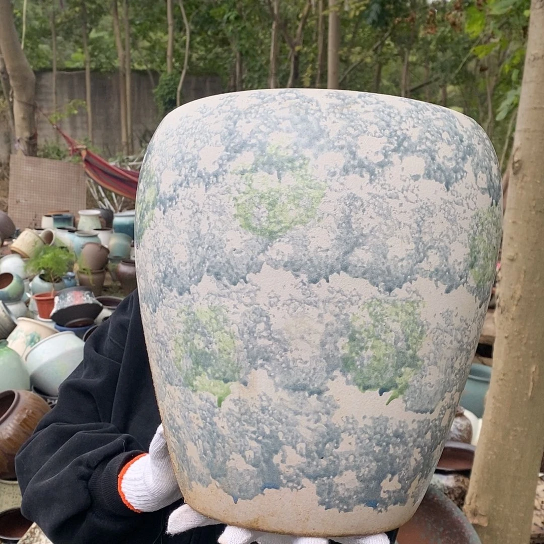 紫砂花盆正品口径25高31肚子30