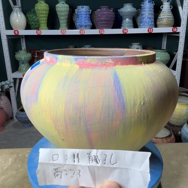 景德镇陶瓷花盆花器636